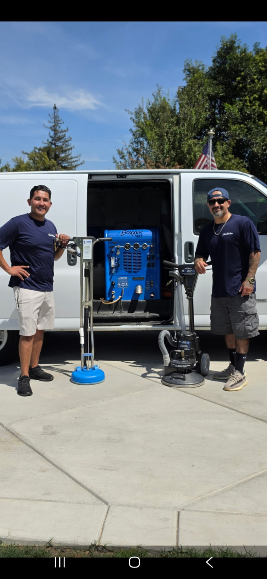 Alex Avellar, Operations Manager, and Gabriel Tovar, Founder & CEO of C.M.C. Clean Machine